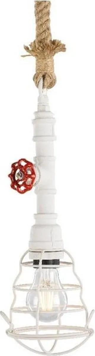 Lumineo Hanglamp Brandweerslang 115cm - Bruin
