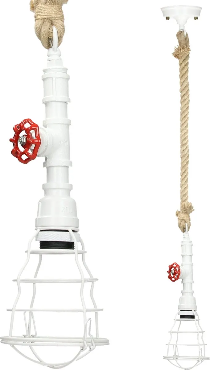 Lumineo Hanglamp Brandweerslang 115cm