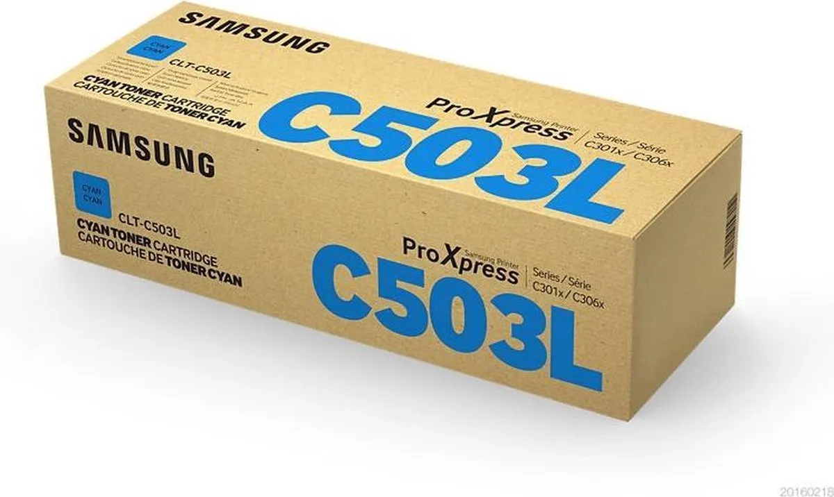 Samsung CLT-C503L Tonercartridge Cyaan - 5000 pagina's