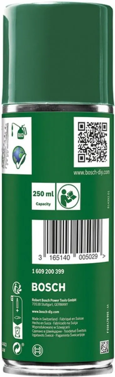 Bosch Tuingereedschappen Onderhoudsspray 250ml - o.a. grasmaaiers
