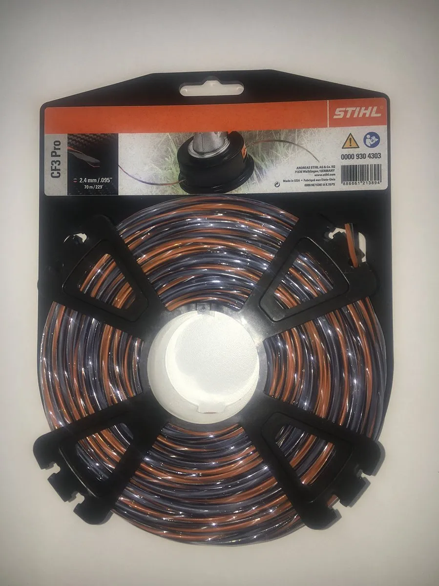 Stihl CF3 Pro 9304303 Maaidraad 2,4mm x 70m - Kruisvormig