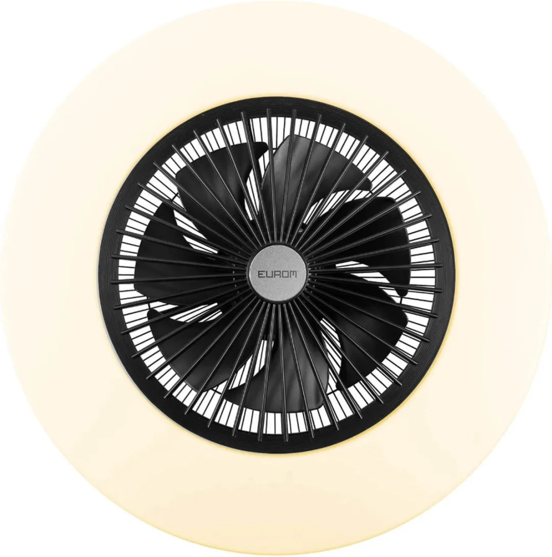 Ceiling fan LRC Black | Lamp en ventilator in 1 | ø 30 cm | 385298