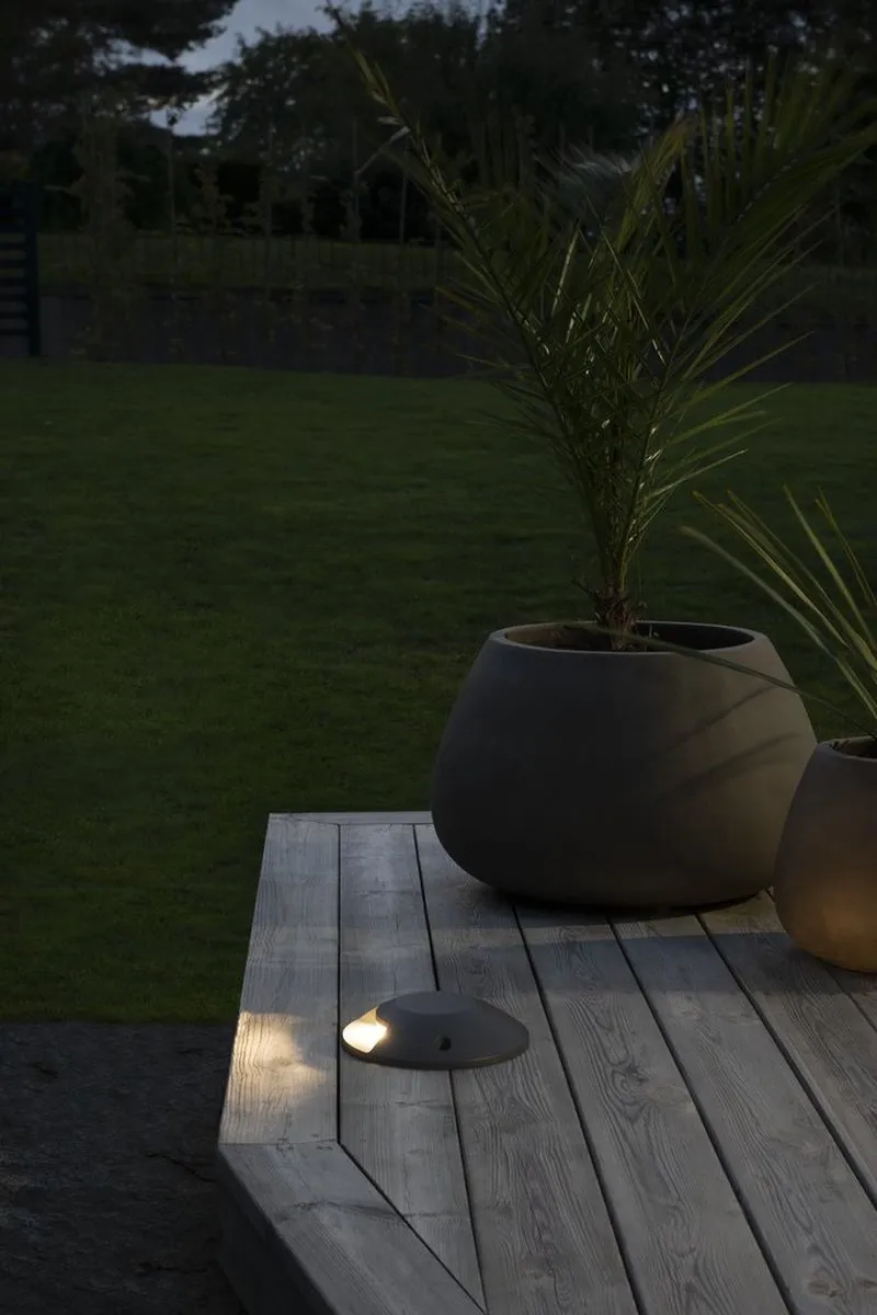 Konstsmide Grondspot LED 3000K IP65 450lm 20cm Aluminium Wit - afbeelding 6 van 6