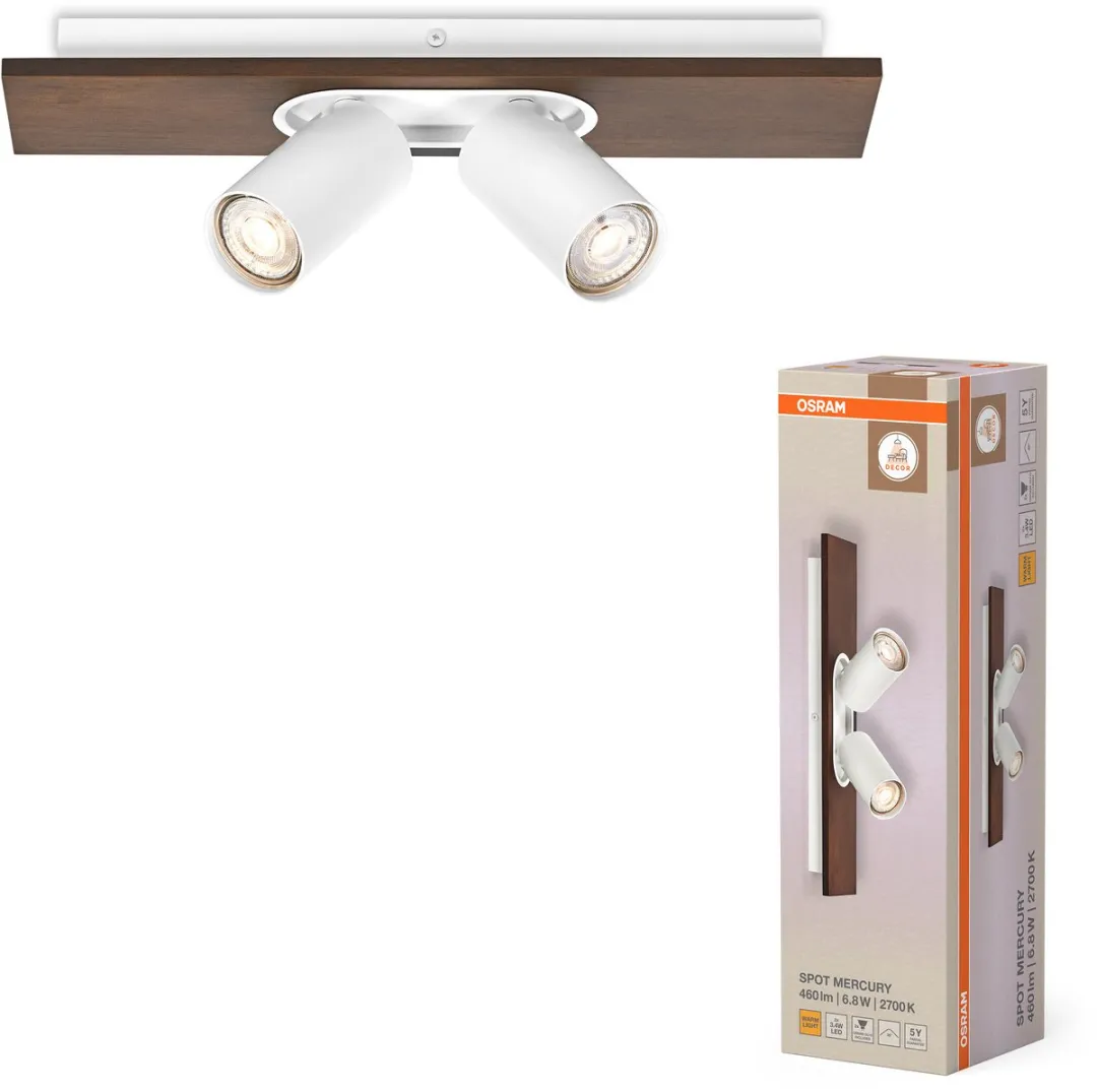 Osram Decor Spot Mercury GU10 - 2x3,4W 460lm Warm Wit