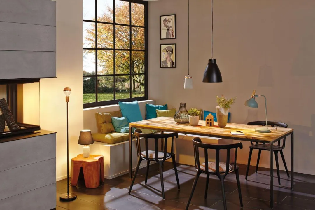 Paulmann Neordic Nordin Staande Lamp E27 20W - Zwart/Koper Mat Marmer - afbeelding 6 van 6