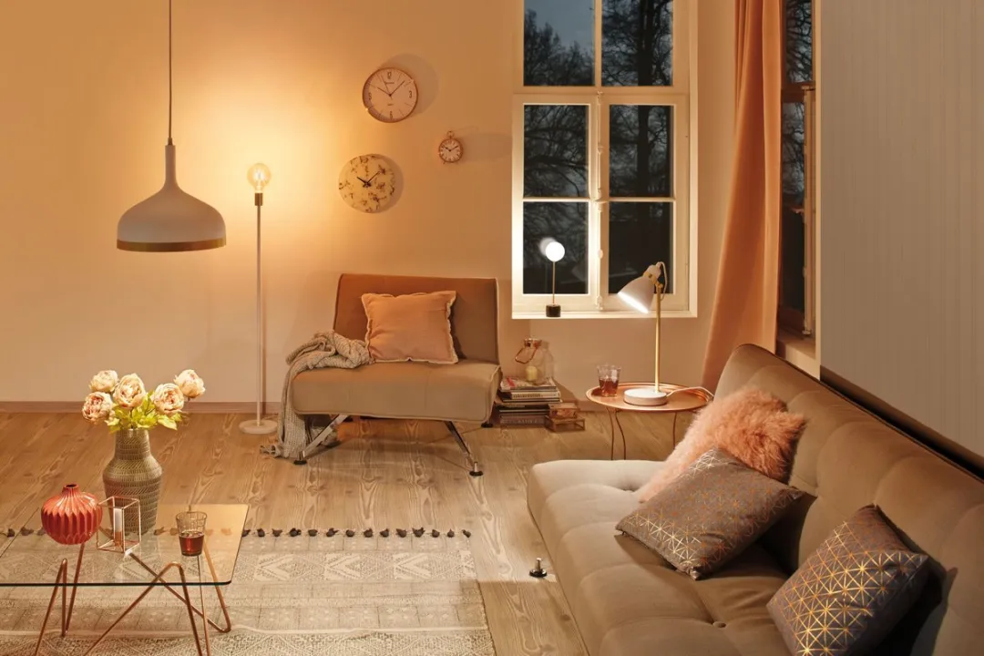 Paulmann Neordic Nordin Staande Lamp E27 20W - Zwart/Koper Mat Marmer