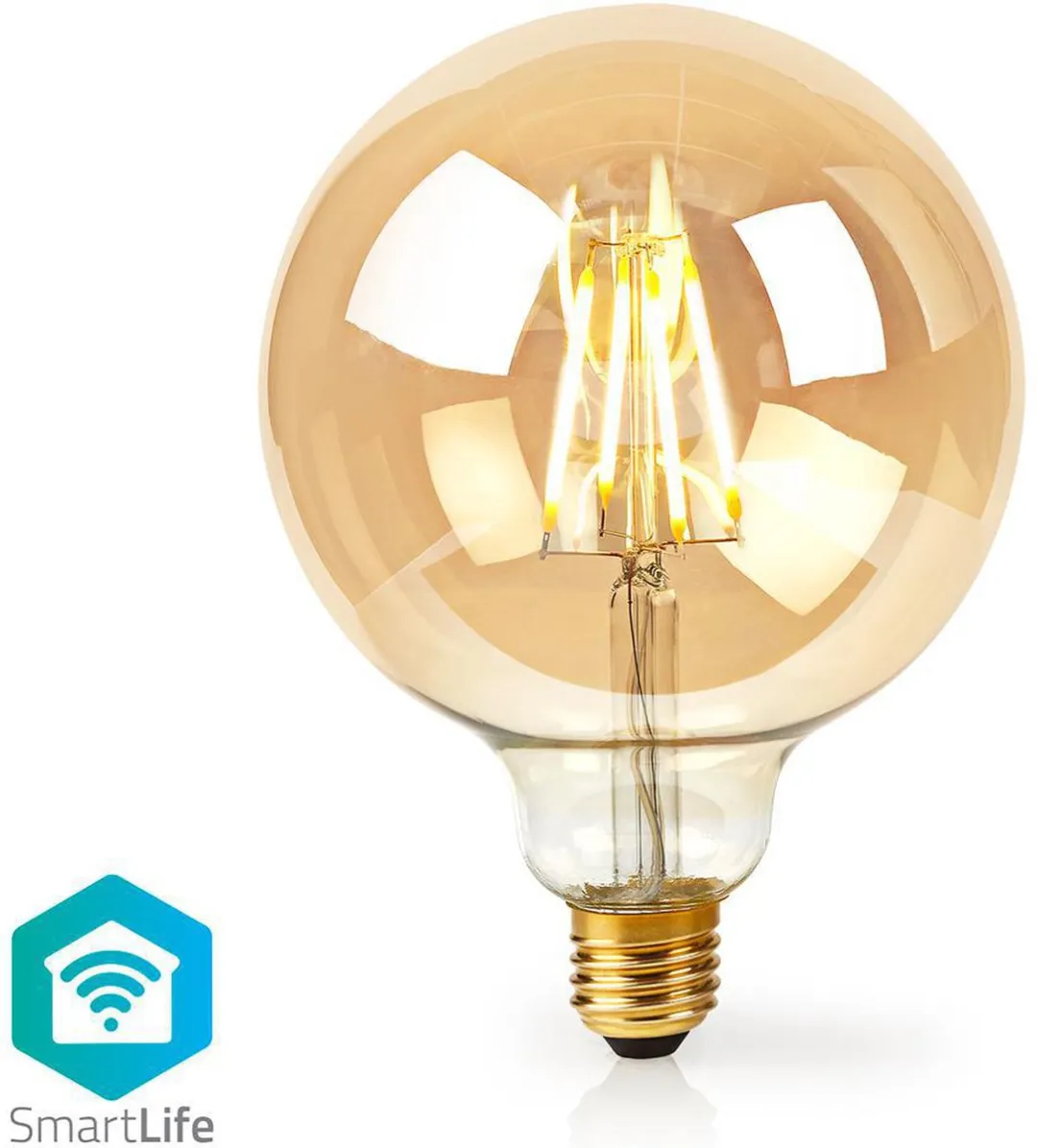 Nedis SmartLife LED Filamentlamp E27 5W Warm Wit