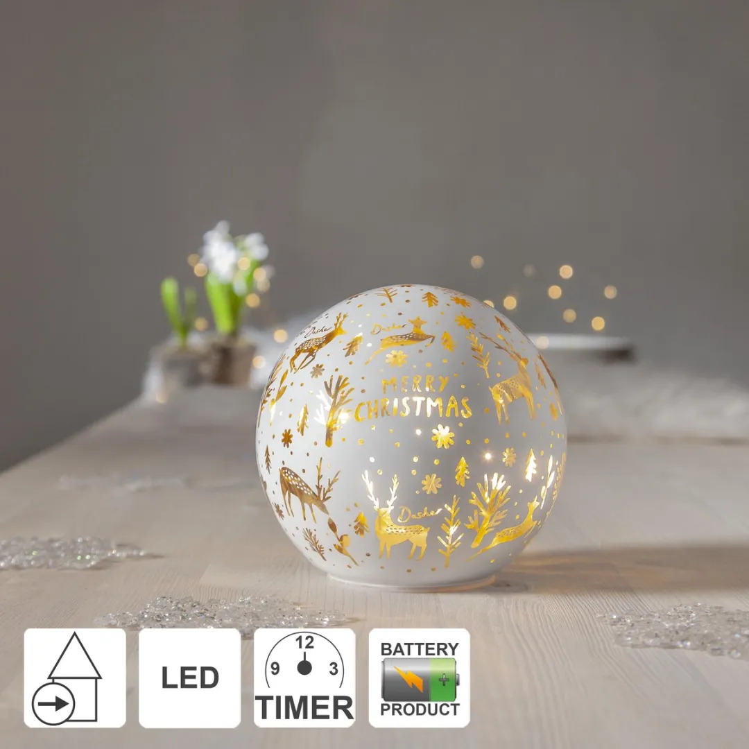 Star Trading Lichtdecoratie Figuur 10x LED 0,4W - Ø150cm - Helder