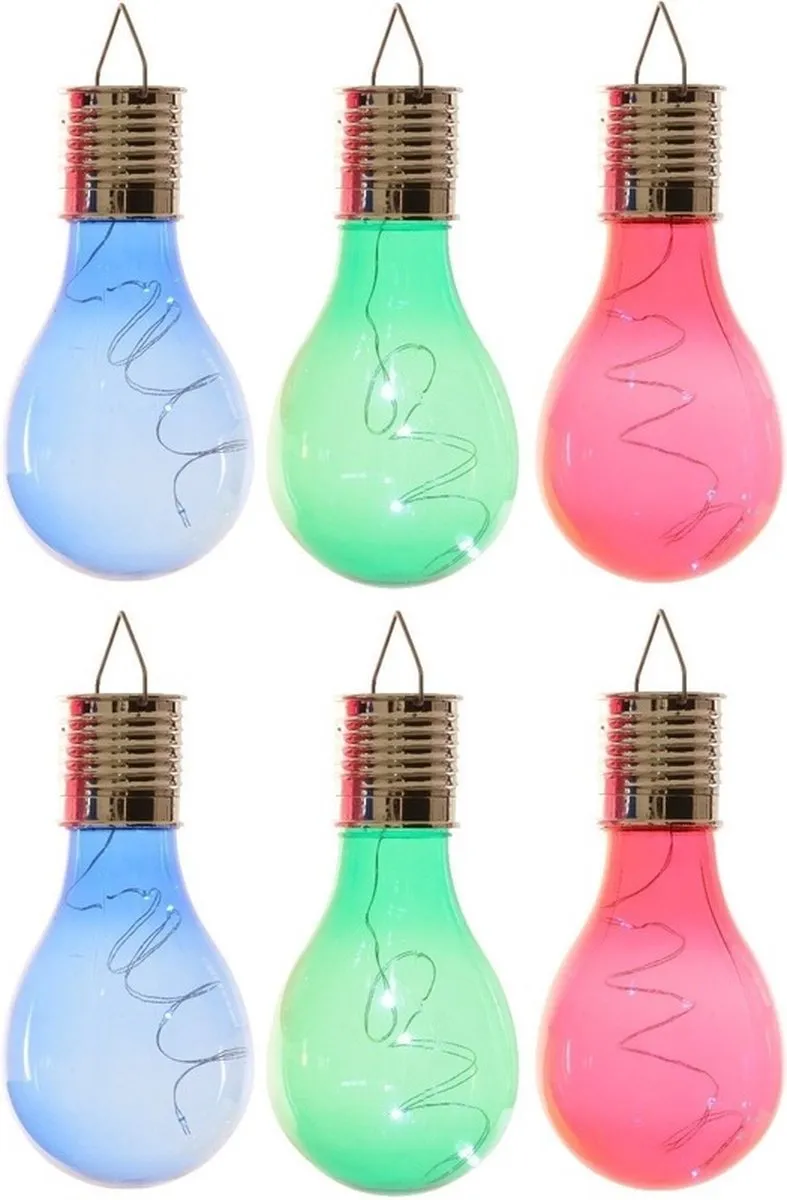 Lumineo Solar LED Tuinlampen 6 Stuks