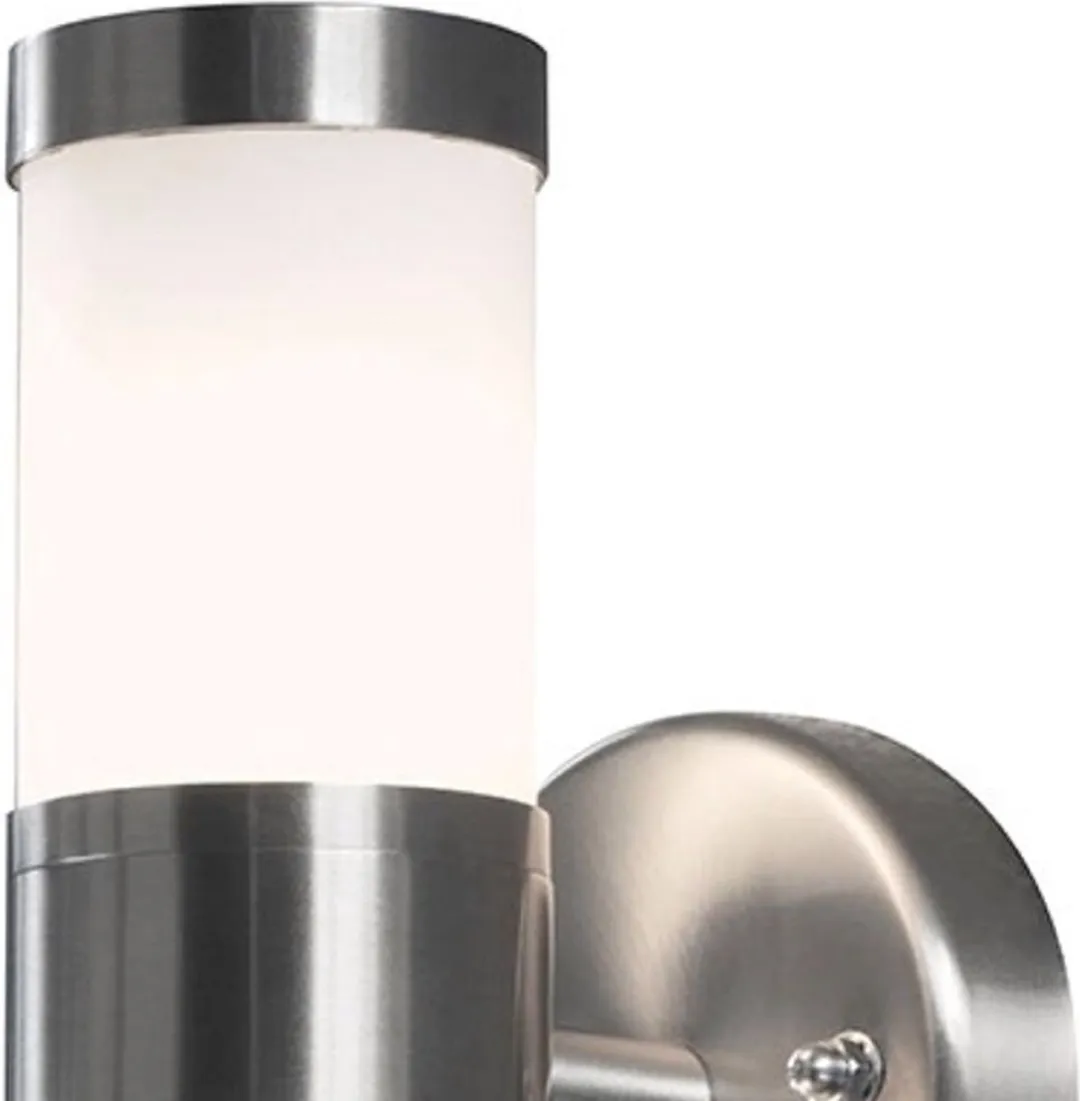 Konstsmide Modena Buitenlamp 2x25W - 9x23cm RVS Zilver