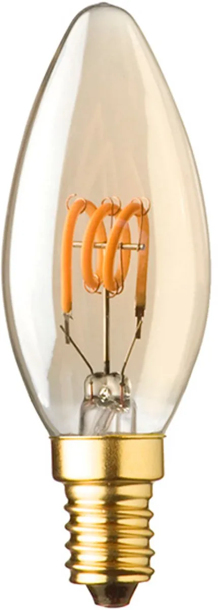 Lybardo E14 Kaarslamp 2.3W 8 Stuks - 2000K Warm Wit - Amber