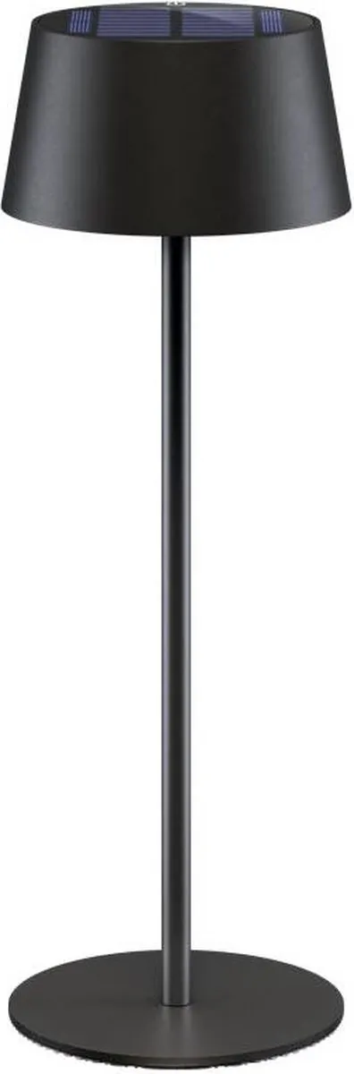Goobay LED Solar Tafellamp 2W 3000K - Zwart