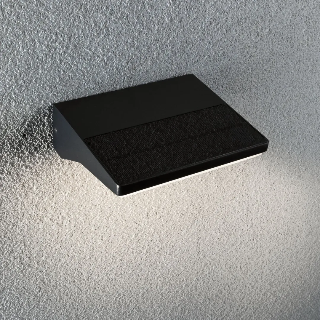 Paulmann Ronas Bewegingsmelder LED Wandarmatuur 180lm - Donkergrijs