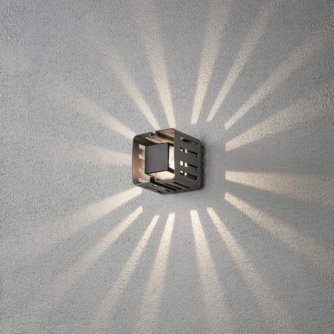 Konstsmide Pescara Led-muurlamp 3W - Antraciet