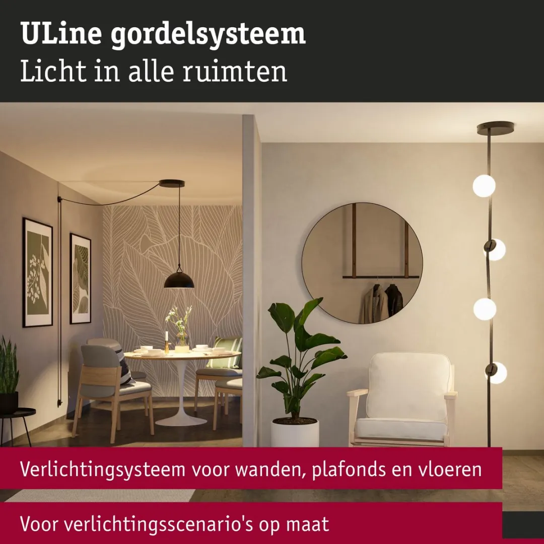 Paulmann ULine Installatieset 60W - Zwart - afbeelding 6 van 6