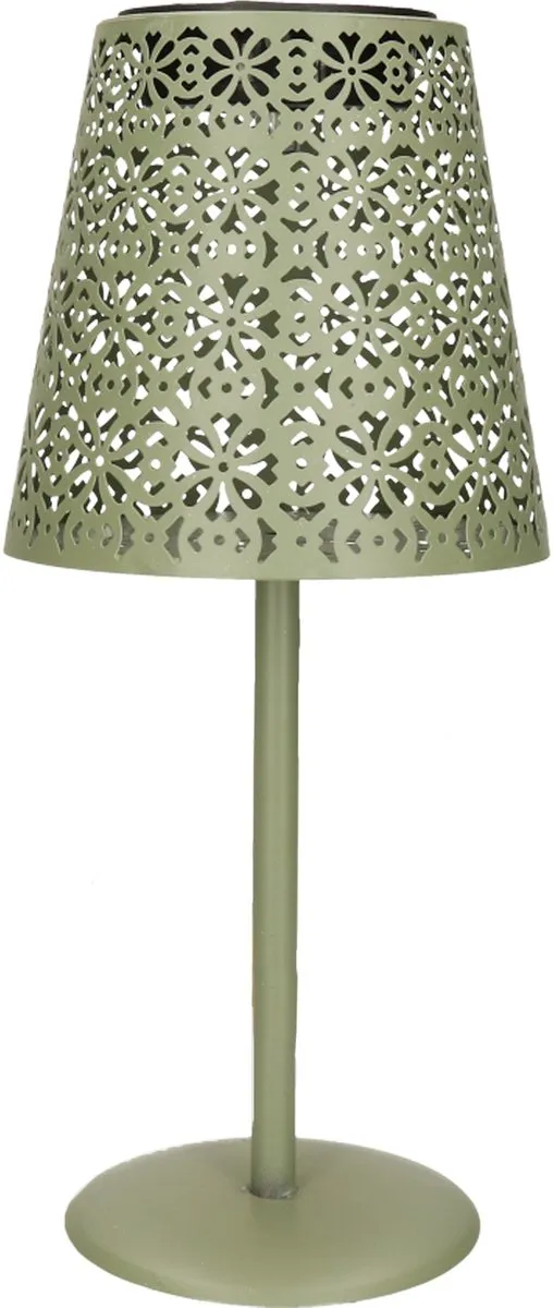 Anna's Collection Buiten Tafellamp Solar - 2x Groen