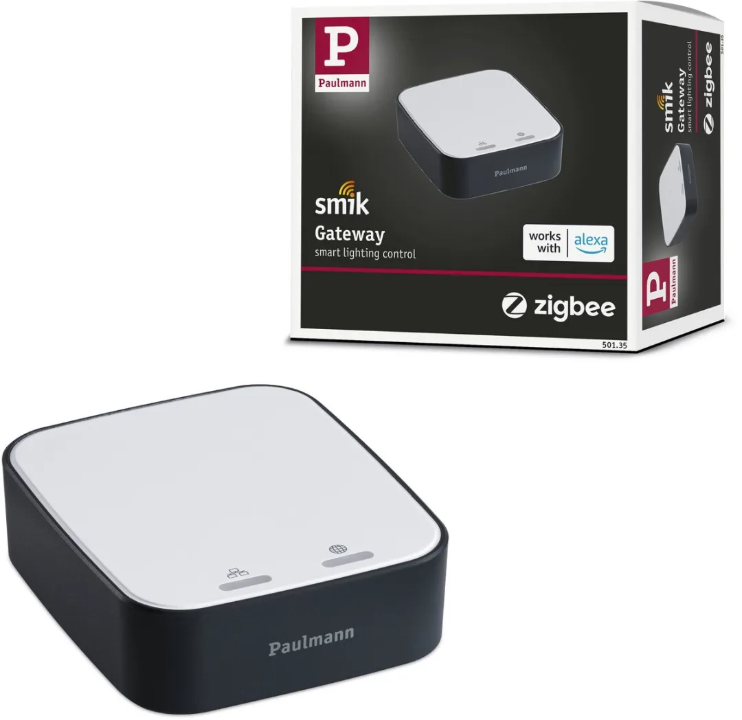 Paulmann Smart Home Zigbee 3.0 Gateway Smik - Wit/Antraciet