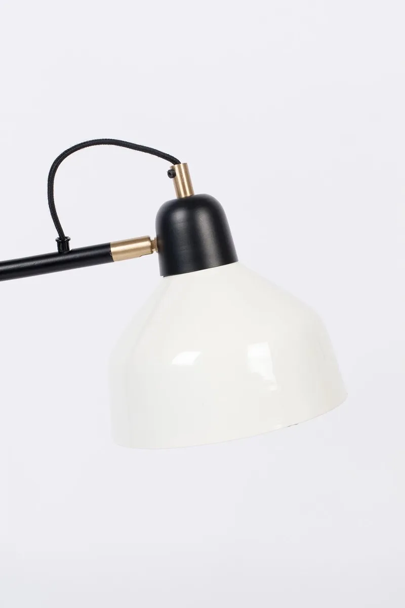 Zuiver Skala Tafellamp - 25W - Ø19cm - Wit/Zwart