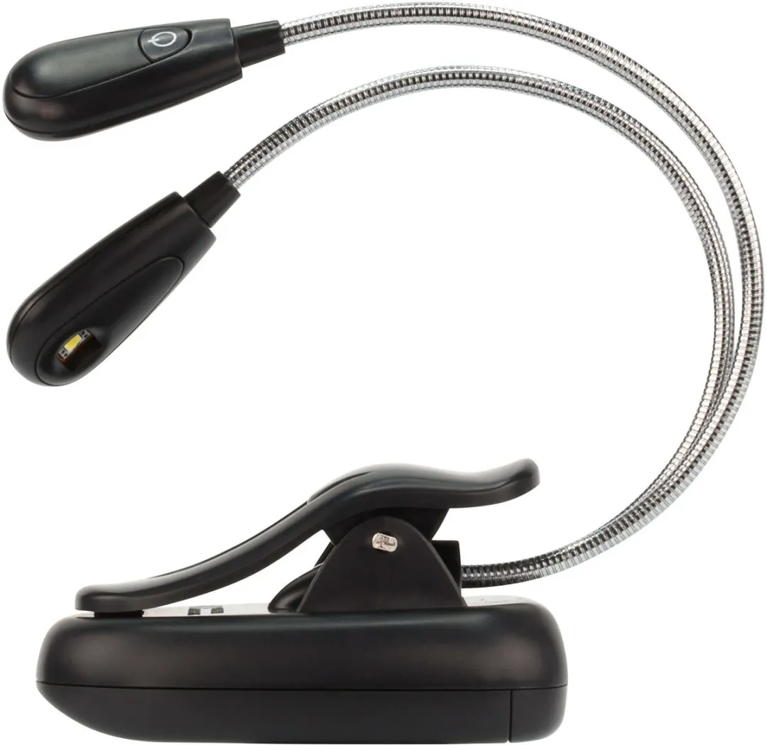 Ansmann Twinflex LED Leeslamp - 2 Lichtpunten - Zwart/Zilver
