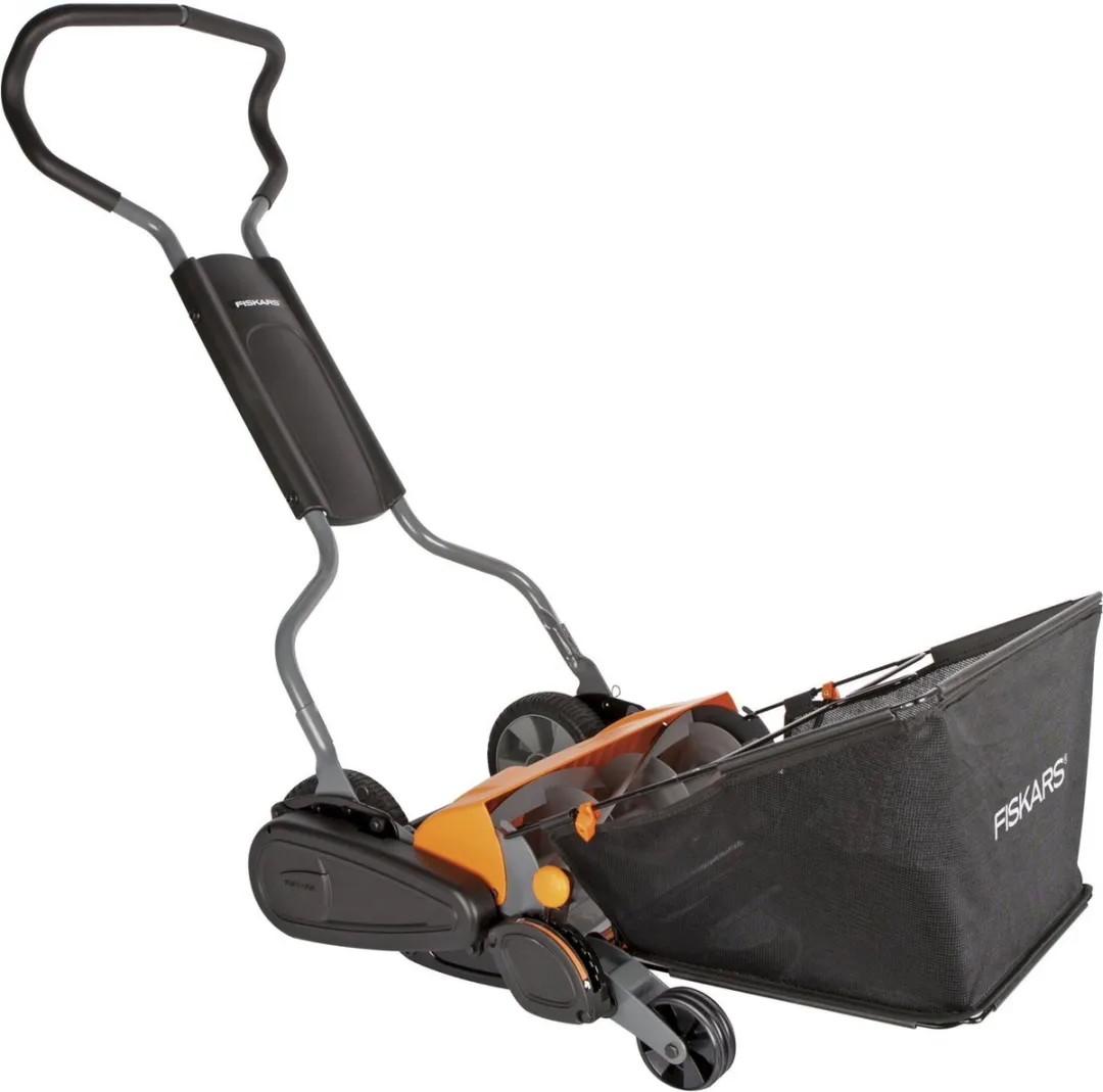 Fiskars StaySharp Max Set Grasmaaier incl. grasopvangbak
