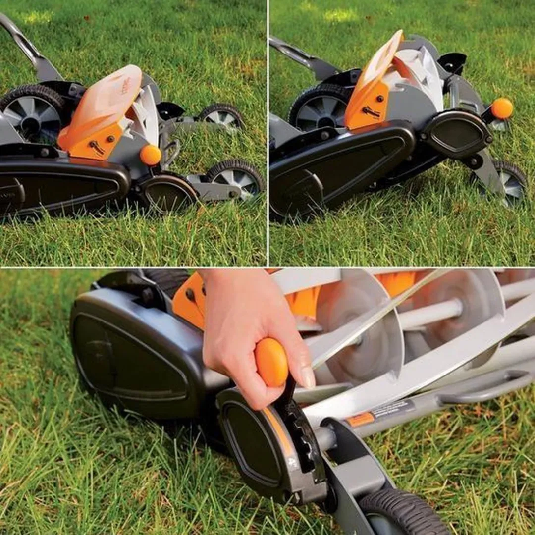 Fiskars StaySharp Max Set Grasmaaier incl. grasopvangbak - 46cm