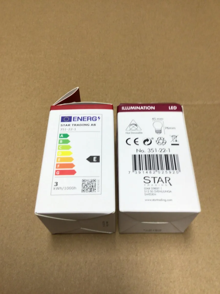 Star Trading Kogellamp E27 2.3W Koel Wit 4000K
