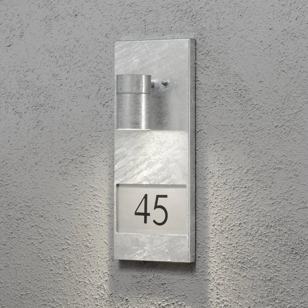 Konstsmide Modena Huisnummerlamp 35W - Zilver - afbeelding 4 van 6