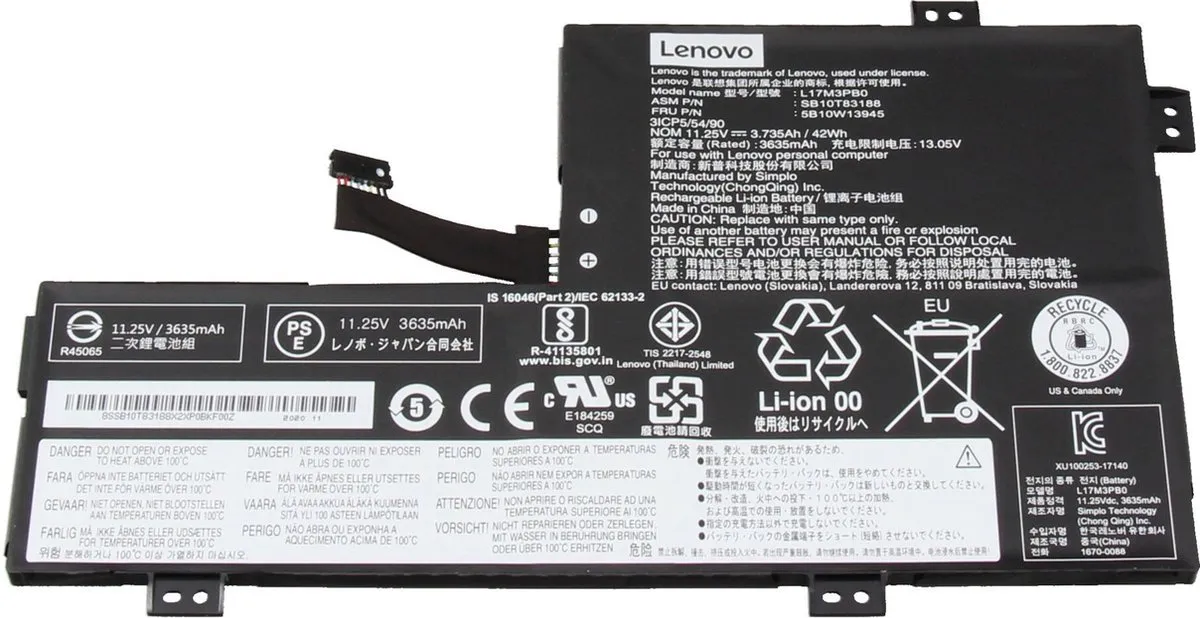 Lenovo 5B10W13946 Accu