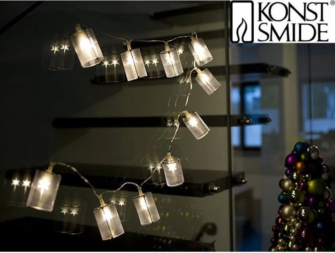 Konstsmide LED Lichtsnoer Hologram-effect 10 Warm Wit
