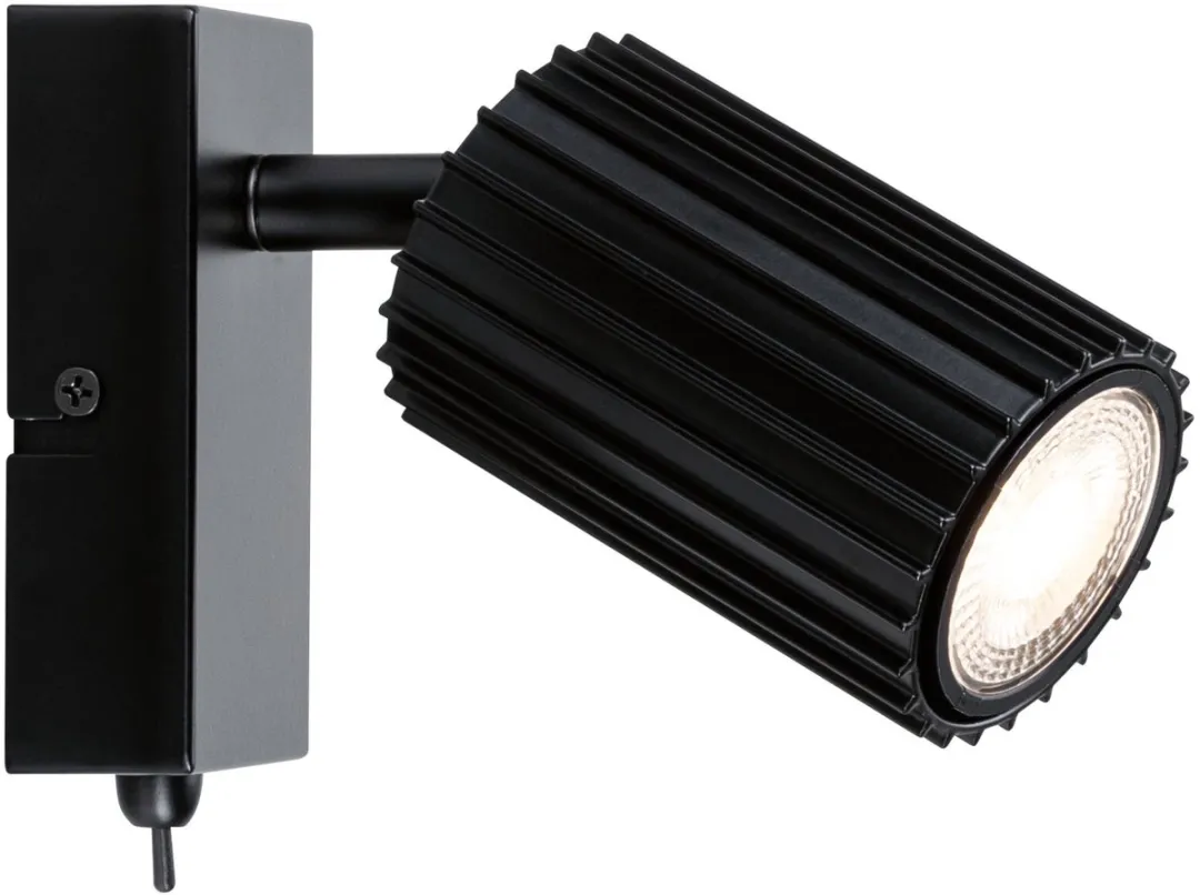 Paulmann Spotlight Lirena GU10 10W - Zwart mat