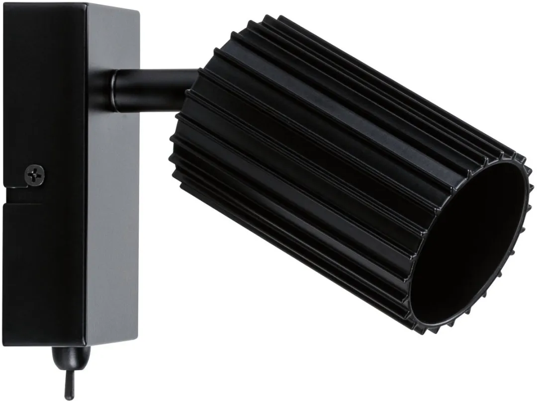 Paulmann Spotlight Lirena GU10 10W - Zwart mat