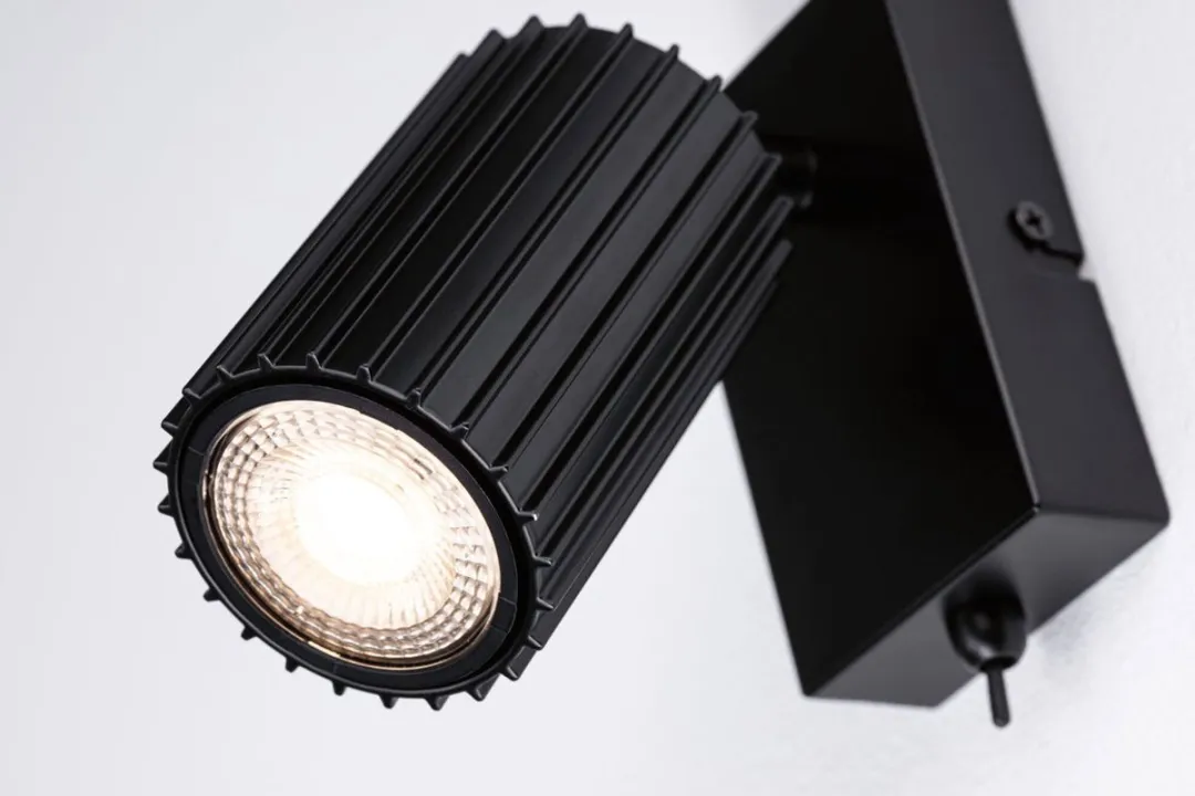 Paulmann Spotlight Lirena GU10 10W - Zwart mat