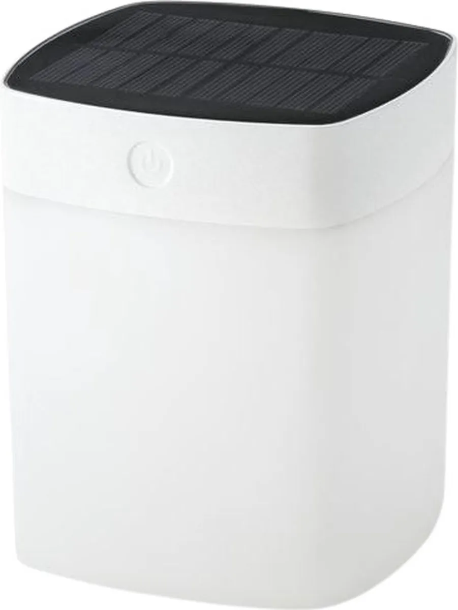 Konstsmide Assisi Tafellamp Solar - Wit - afbeelding 6 van 6
