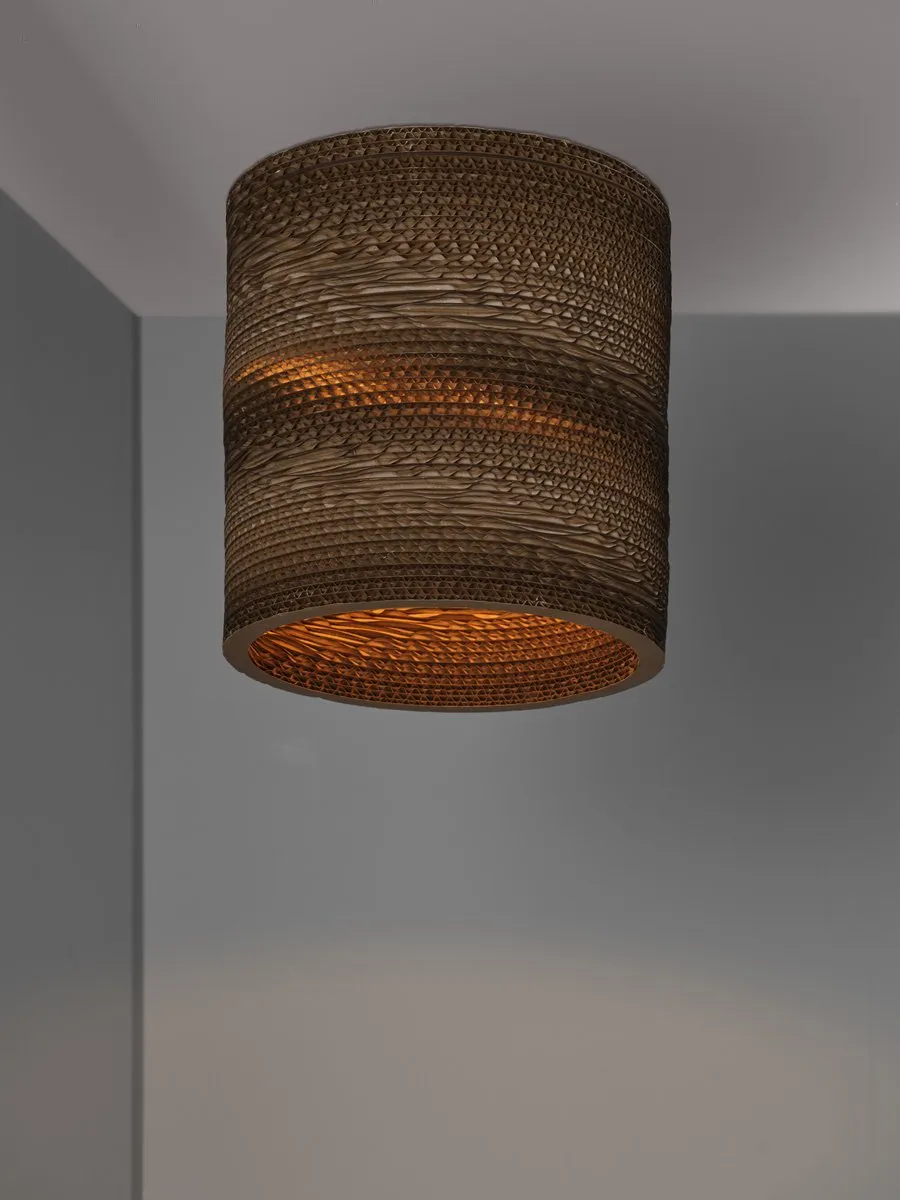 Osram Decor Karton Cilinder Tafellamp - E27 - Ø25cm - Bruin
