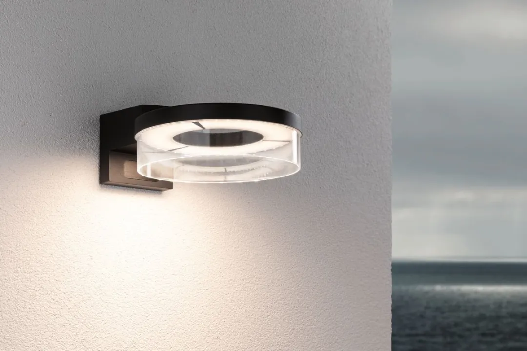 Paulmann Capera LED Wandarmatuur Antraciet - 8W 700lm 3000K