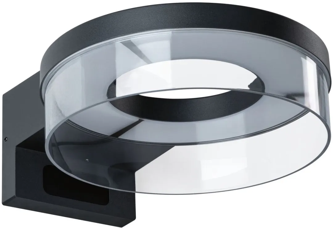 Paulmann Capera LED Wandarmatuur Antraciet - 8W 700lm 3000K