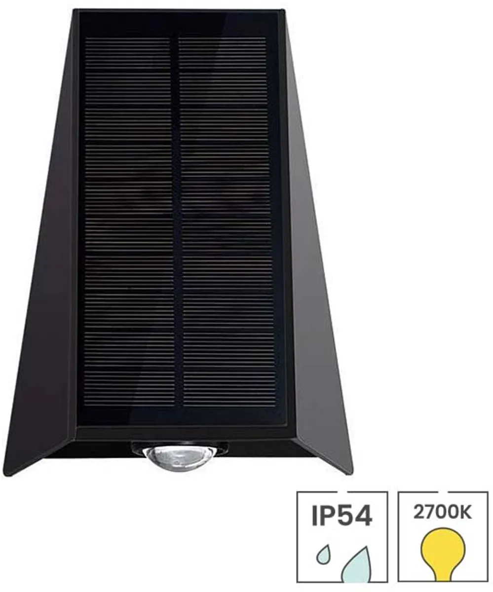 Lybardo Solar Wandlamp Warmwit