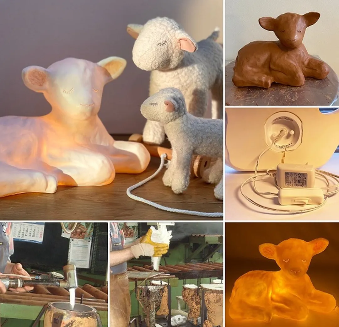 Egmont Toys Mary het schaap Heico lamp 27x15x28 cm.