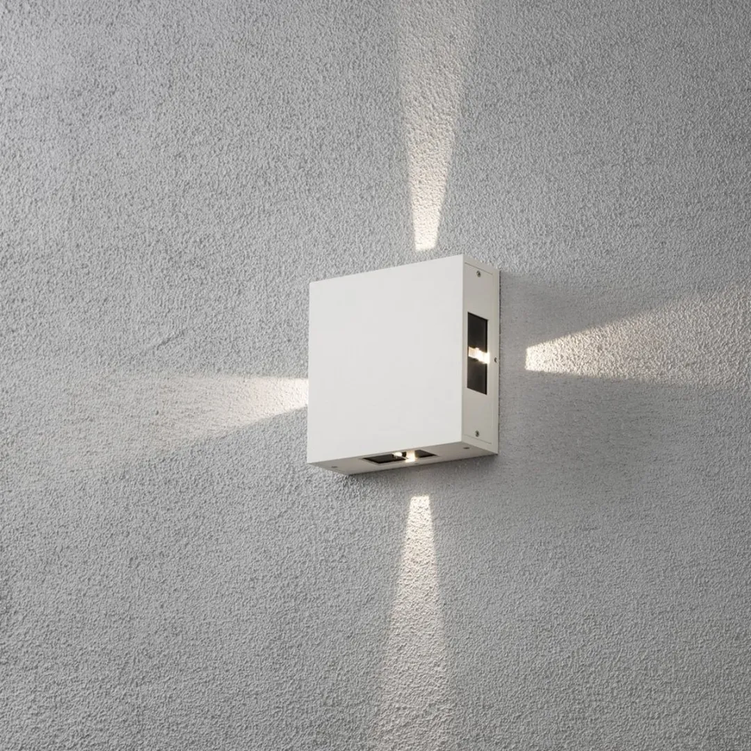 Konstsmide Cremona Buitenlamp - 4x 3W Wit