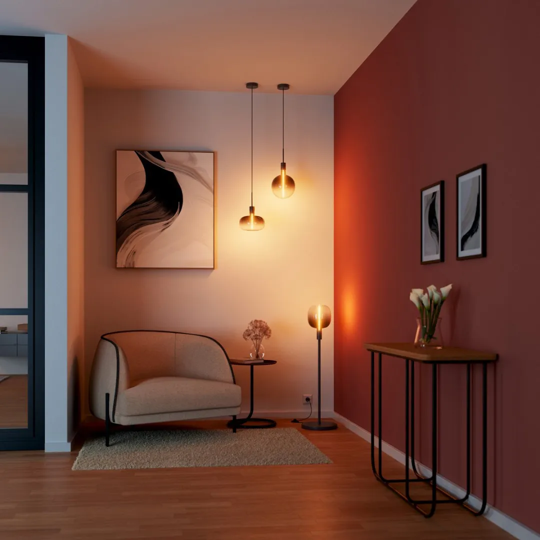 Osram Decor Stick Floor Short Grondlamp E27 - Donkergrijs