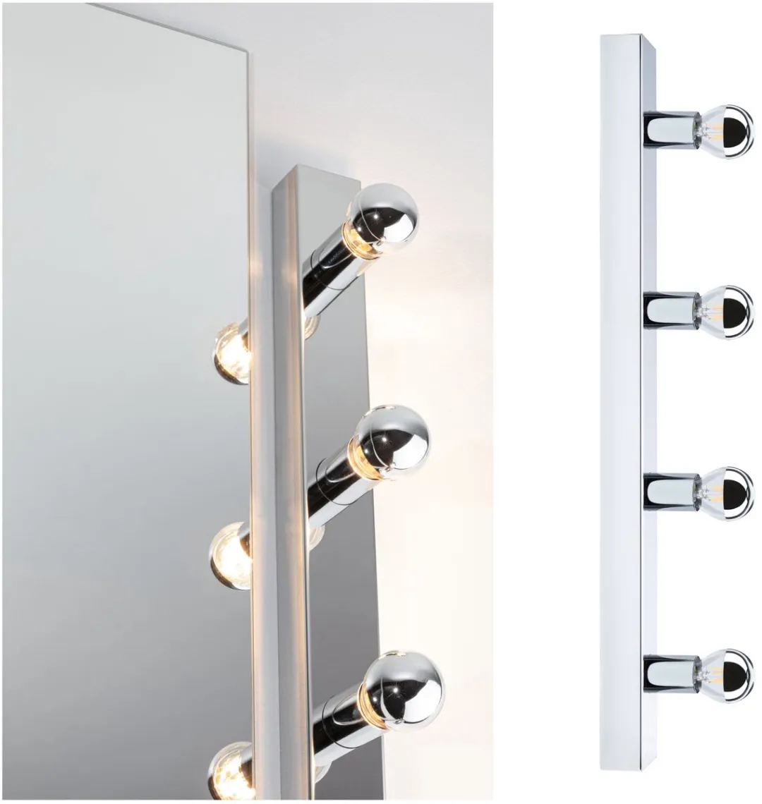 Paulmann LED Spiegellamp Regula II IP44 - 3x40W - Chroom