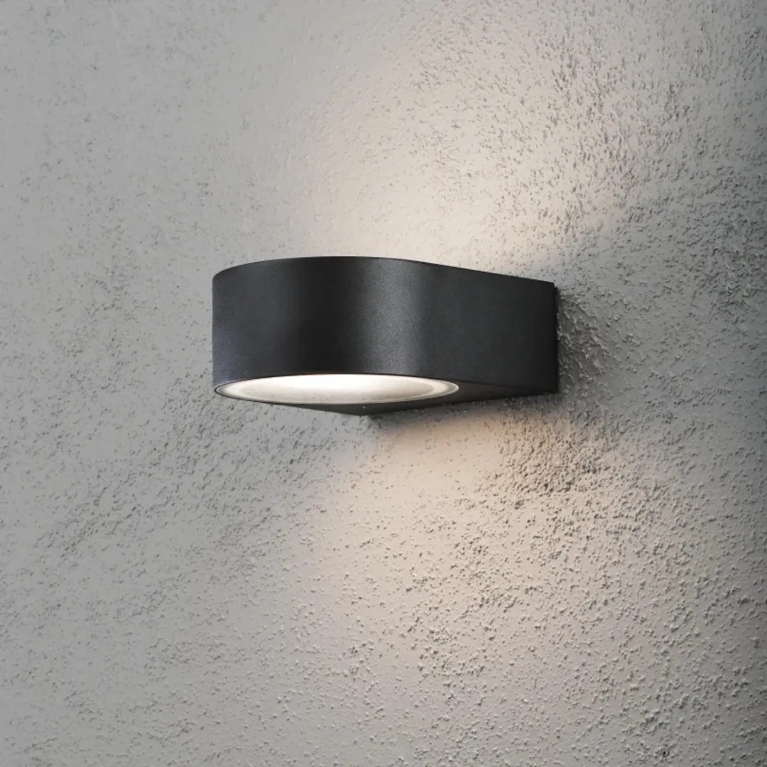 Konstsmide Teramo Wandlamp E27 40W - Matzwart