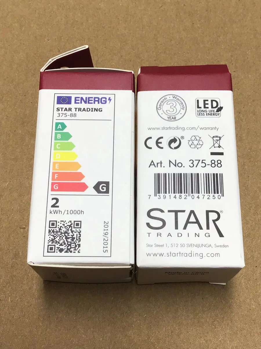 Star Trading Mini Lampje E14 2W - Mat Opaal