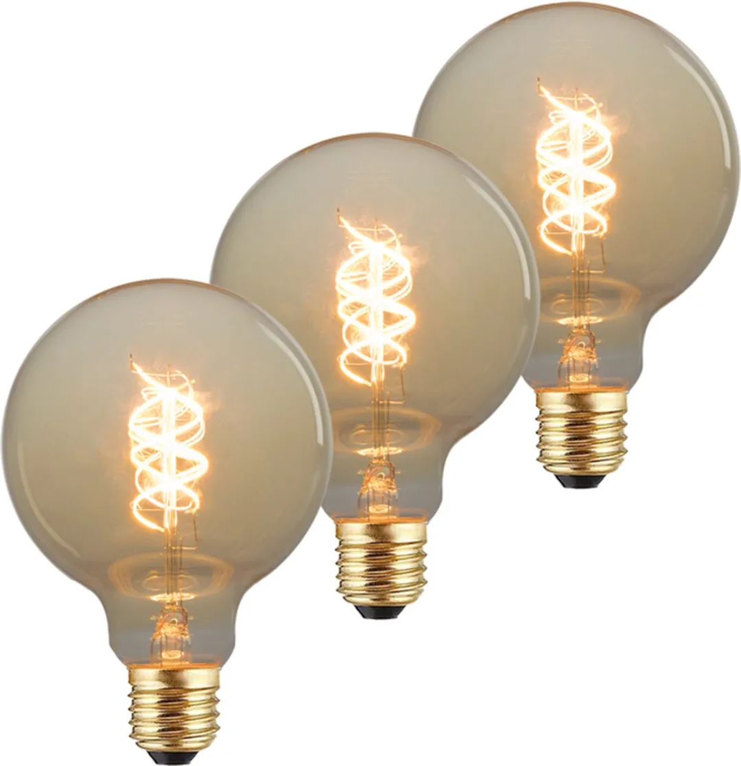 Lybardo E27 LED Lamp 3-pack - 7.5W - 2200K - Amber - afbeelding 6 van 6