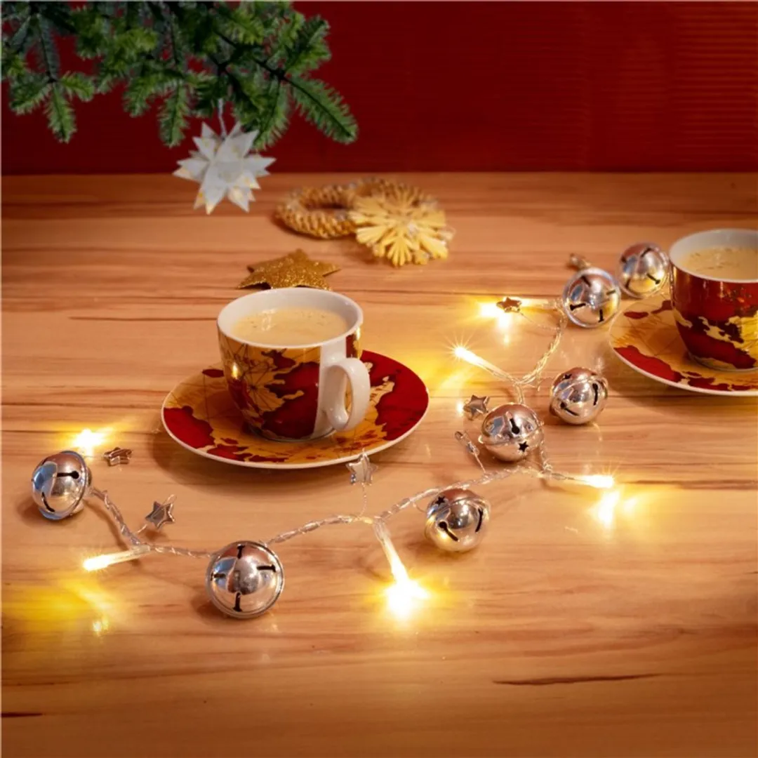 Goobay 57949 LED Lichtsnoer 1.3m - 10 Lampen Warm Wit