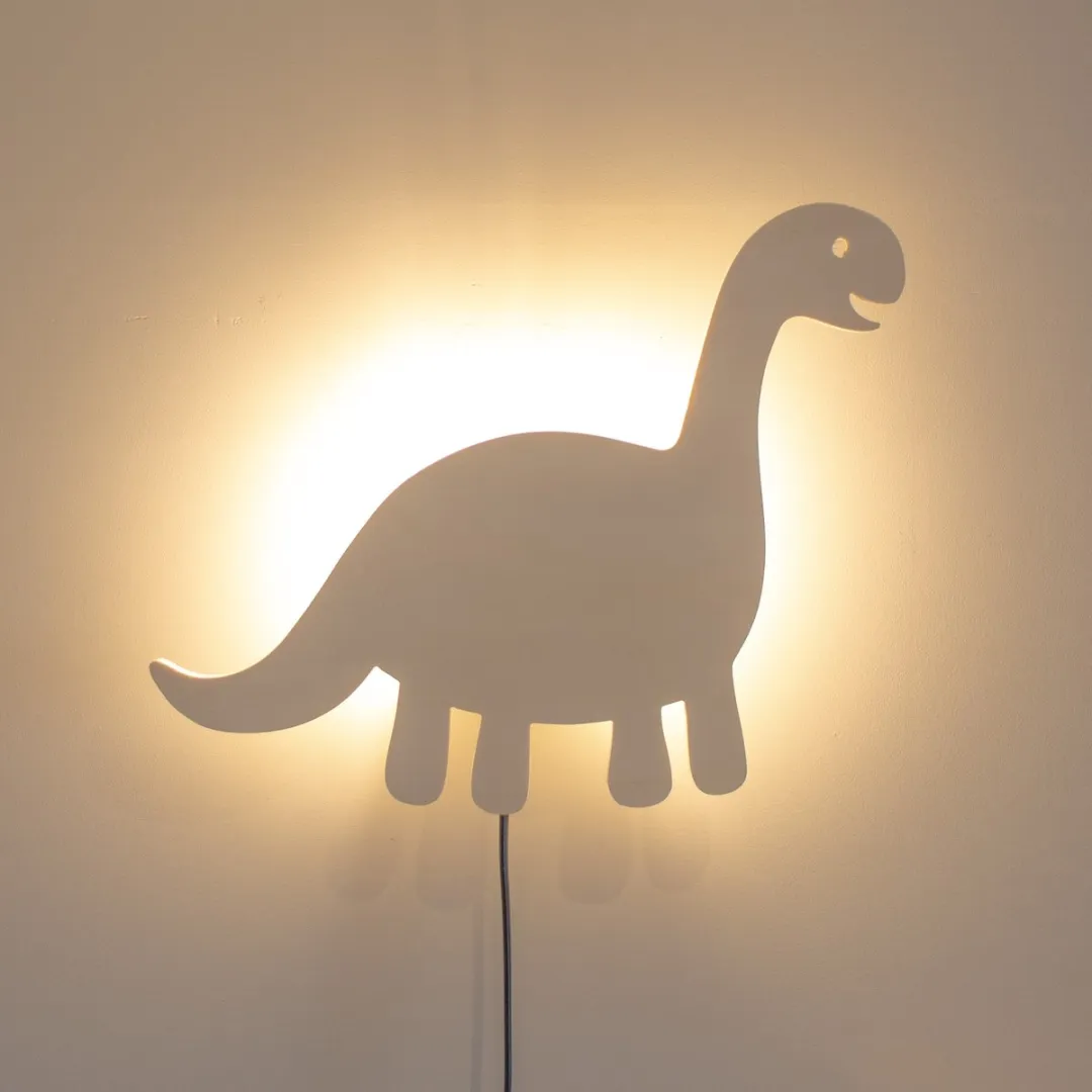 TreeToys Houten Wandlamp Dino