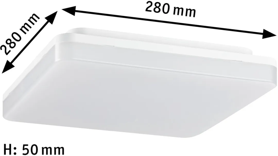 Paulmann LED Cela IP44 Hoekpaneel 15,5W 1650lm - Wit mat
