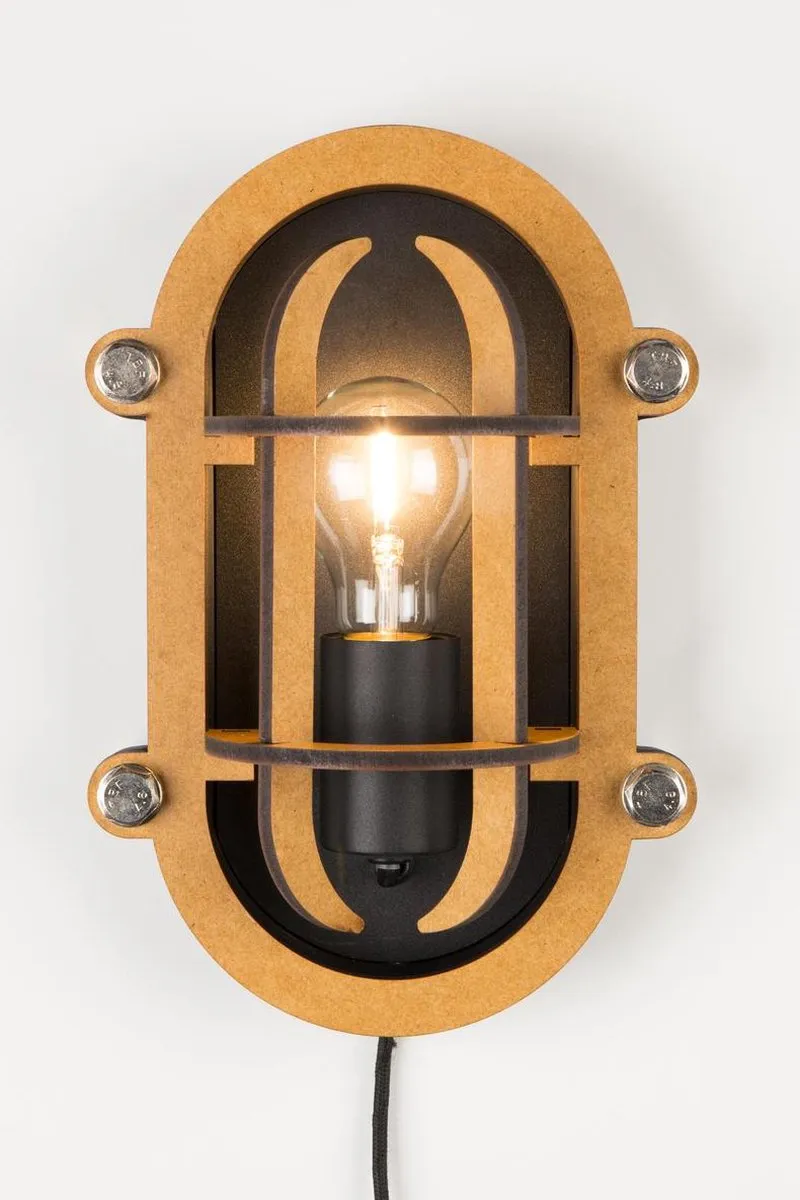 Zuiver Navigator Wandlamp - Zwart