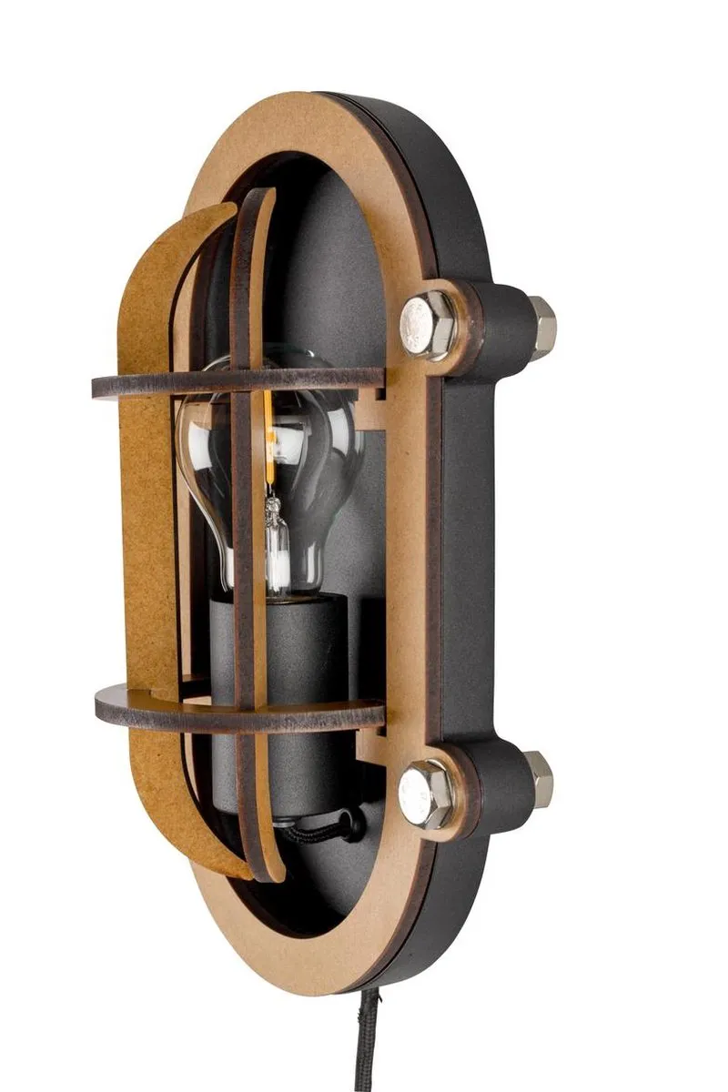 Zuiver Navigator Wandlamp - Zwart