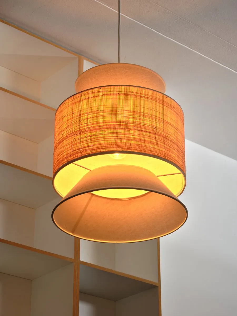 Osram Decor Wrap Kegel Hanglamp E27 - 350mm Beige - afbeelding 6 van 6